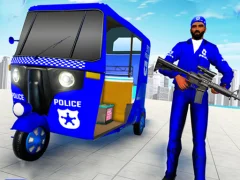 שפּיל Police Auto Rickshaw Taxi אָנליין