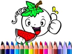 שפּיל Back To School: Vegy Coloring Book אָנליין