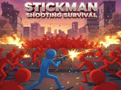 שפּיל Stickman Shooting Survival אָנליין