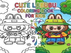 שפּיל Cute Labubu Coloring Book for Kids אָנליין