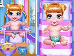 שפּיל Princess New Born Twins Baby Care אָנליין