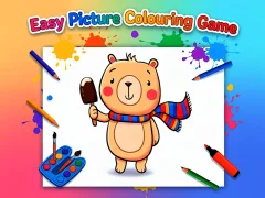 שפּיל Easy Picture Colouring Game אָנליין