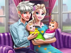 שפּיל Ice Queen Twins Family Day אָנליין