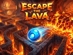 שפּיל Escape the lava אָנליין