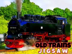 שפּיל Old Trains Jigsaw אָנליין