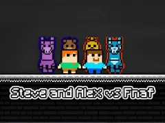שפּיל Steve and Alex vs Fnaf אָנליין