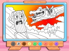 שפּיל Coloring Book: Bombardino Crocodilo אָנליין