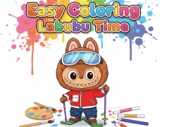 שפּיל Easy Coloring Labubu Time אָנליין