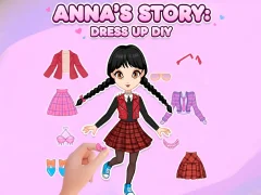 שפּיל Anna's Story: Dress Up DIY אָנליין