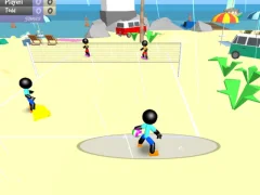 שפּיל Stickman Beach Volleyball אָנליין
