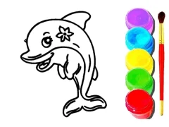 שפּיל Dolphin Coloring Book אָנליין