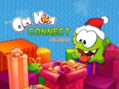 שפּיל Om Nom Connect Christmas אָנליין