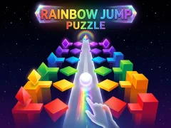 שפּיל Rainbow Jump Puzzle אָנליין