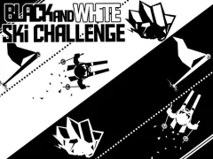 שפּיל Black and White Ski Challenge אָנליין