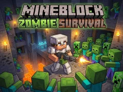 שפּיל Mineblock Zombie Survival אָנליין