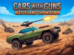 שפּיל Cars with Guns: Wasteland Showdown אָנליין
