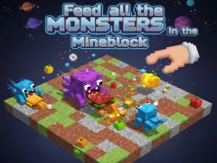 שפּיל Feed all the MONSTERS in the Mineblock אָנליין