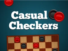 שפּיל Casual Checkers אָנליין