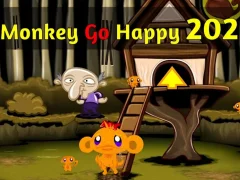 שפּיל Monkey Go Happy Stage 202 אָנליין