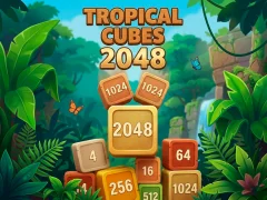 שפּיל Tropical Cubes 2048 אָנליין
