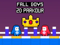 שפּיל Fall Boys 2D Parkour אָנליין