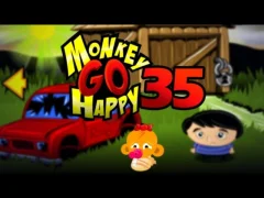 שפּיל Monkey Go Happy Stage 35 אָנליין