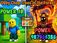 שפּיל Obby Chop Trees in the Forest אָנליין