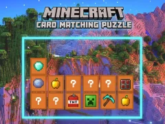 שפּיל Minecraft Card Matching Puzzle אָנליין