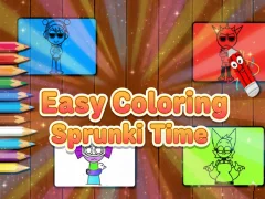 שפּיל Easy Coloring Sprunki Time אָנליין