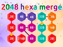 שפּיל 2048 Hex Chain Merge אָנליין