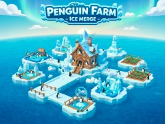 שפּיל Penguin Farm - Ice Merge אָנליין