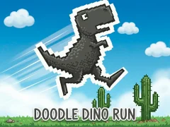 שפּיל Doodle Dino Run אָנליין
