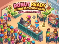 שפּיל Donut Ready Business Tycoon Game אָנליין
