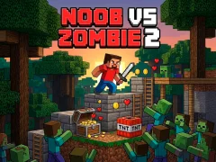 שפּיל Noob vs Zombie 2 אָנליין