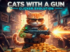 שפּיל Cats with a Gun Clicker Evolution אָנליין