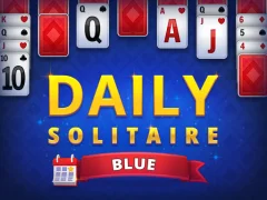 שפּיל Daily Solitaire Blue אָנליין