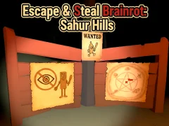 שפּיל Escape & Steal Brainrot: Sahur Hills אָנליין