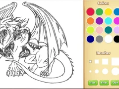 שפּיל Dragon Chimera Coloring Book אָנליין