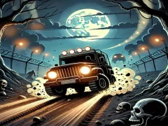 שפּיל Racing Car Destroying Zombie אָנליין