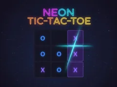 שפּיל Neon Tic-Tac-Toe אָנליין