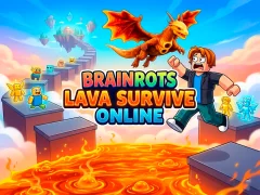 שפּיל Brainrots Lava Survive Online אָנליין