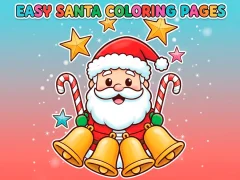 שפּיל Easy Santa Coloring Pages אָנליין
