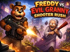 שפּיל Freddy vs Evil Granny Shooter Rush אָנליין