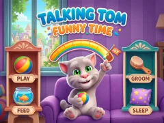 שפּיל Talking Tom Funny Time אָנליין