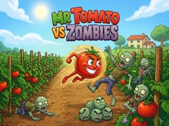 שפּיל Mr Tomato VS Zombies אָנליין
