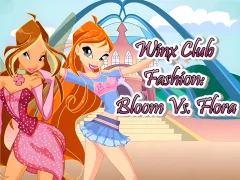 שפּיל Winx Club Fashion: Bloom vs Flora אָנליין
