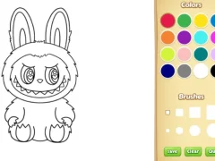 שפּיל Labubu Coloring Book אָנליין