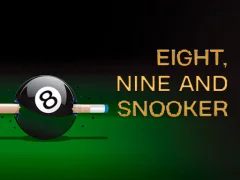 שפּיל Nine, eight and snooker אָנליין