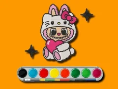שפּיל Labubu Coloring Adventure אָנליין