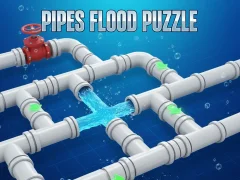 שפּיל Pipes Flood Puzzle אָנליין